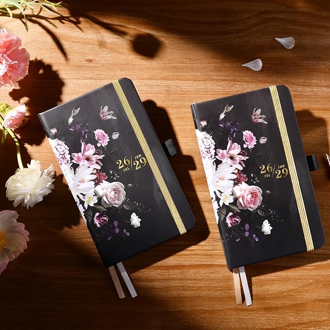 2026-2029 Pocket Planner/Calendar - JUL. 2026 - JUN. 2029, 3.8" x 6.4", 3 Year Monthly Pocket Planner/Calendar, Monthly Calendar with 61 Note Pages, Pen Holder, Elastic Closure, Bookmark
