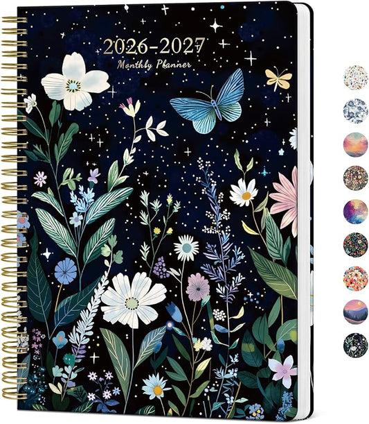 Monthly Planner 2026-2027, Aesthetic 2 Year Months Planner Calendar, 24-Months from January 2026 - December 2027, 26-27 Monthly Calendar Planner, Perfect for School Office Home, 7" x 10" - Celestial