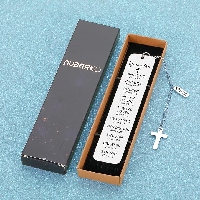 Baptism Gifts for Teen Girls Teenage First Communion Gifts for Girls Teens Boys Religious Christian Confirmation Gifts Bookmark for Women Girls Graduation Birthday Gifts Stocking Stuffers for Teen Boy