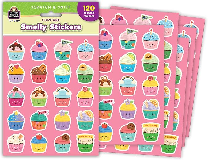 Teacher Created Resources Cupcake Smelly Stickers (TCR9439)