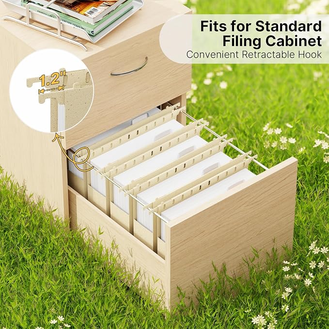 XINGIA Plastic Hanging File Folders, Letter Size with 2'' Expansion, 12 Pack Expandable Hanging Folders with Tabs,Hanging File Folder Organizers for Office School Home Filling Cabniet -Assorted Color
