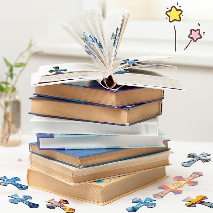 25Pack Magnetic Bookmarks Christian Bookmarks Bulk Cross Bible Bookmark for Reading Women Men Kids Teacher Book Lovers Gifts, Religious Magnet Bookmark Clips Cute Personalized Book Markers (Scenery-P)