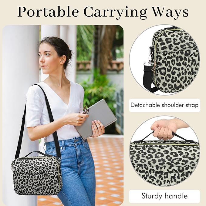 Dofilachy Bible Covers for Women - Stylish Bible Case with Durable Handle - Bible Carrying Case for Girls, Boys & Kids with Metal Zipper