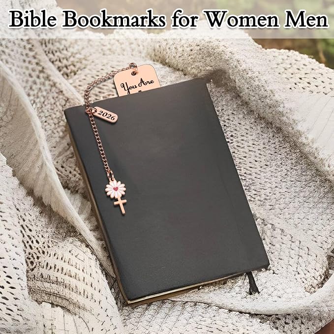 Baptism Gifts for Teen Girl Women 2026 - Christian Bookmarks for Women Men Kids, Bible Bookmark Catholic Baptism Gifts for Girls 8-10, Baptismal Christening Gift for Girls Easter Basket Stuffers