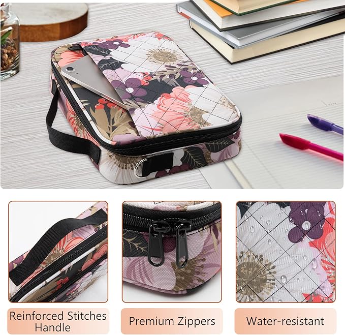 IMAGINING Bible Cover for Women - Stylish Large Bible Bag - Bible Case with Handles - Bible Carrying Case for Women - Bible Gift - Book Protector for Book Lovers