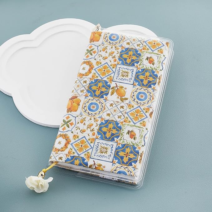 Hoboni/chi Weeks Planner Cover Protector. PVC Clear Plastic Book Cover, Clear Cover for Weekly Accessories.Water-Repellent Book Covers 7.68 x 3.8 inches