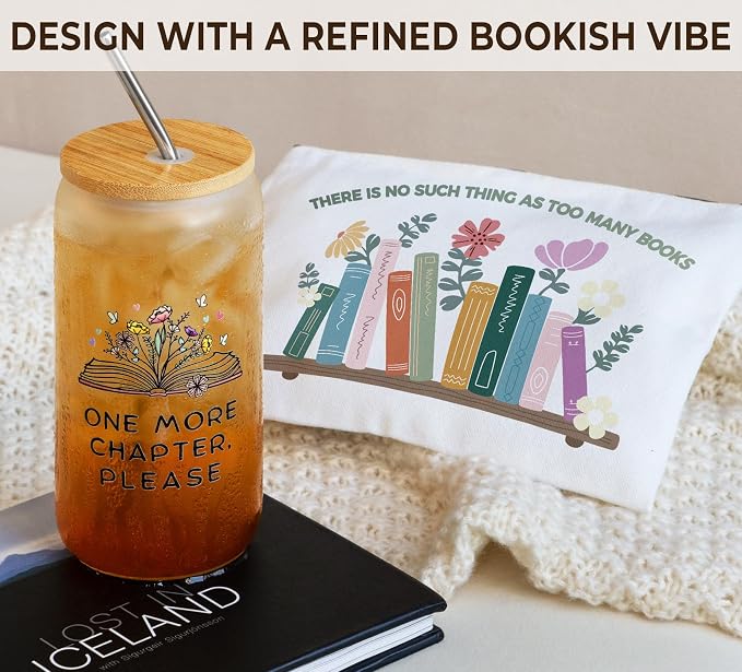 Book Lover Gifts for Women - Book Gifts for Book Lovers Bookish Gift Items - Reading Accessories Books Club Gift Readers Present for Bookworm Mom - Mothers Day Gifts