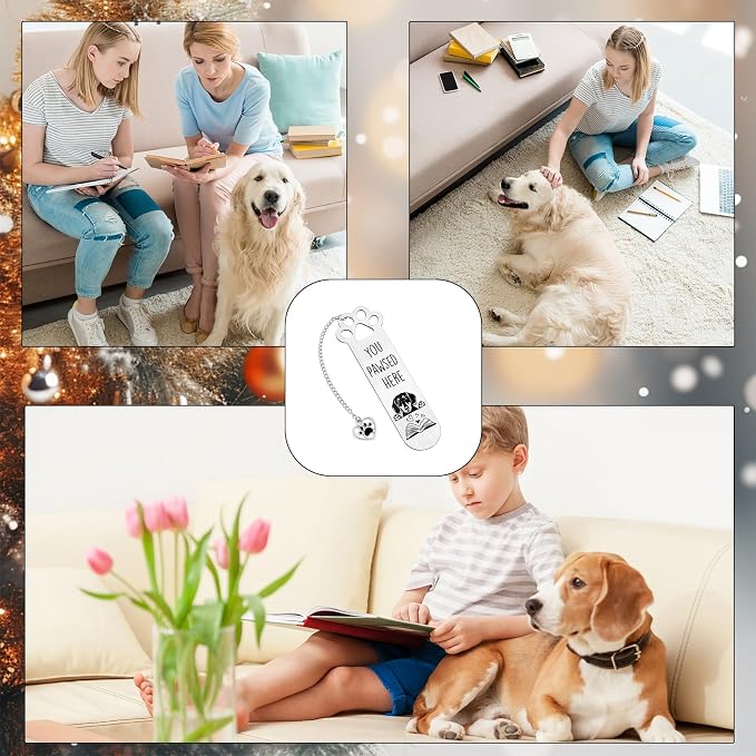 Dachshund Gifts for Women Men Funny Bookmarks Bulk Dachshund Dog Bookmarks for Book Lovers Dachshunds Dog Lover Cute Metal Book Mark Birthday Gifts for Reader Coworker Friends Adults Dogs Owner Lover