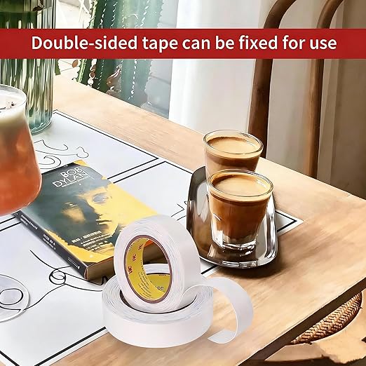 Double Sided Foam Tape,0.39 in x 16.5ft, Mounting Tape Heavy Duty, Removeable PE Foam Tape Strips, Strong Adhesive Tape for Paint Wall Picture Hanging Poster