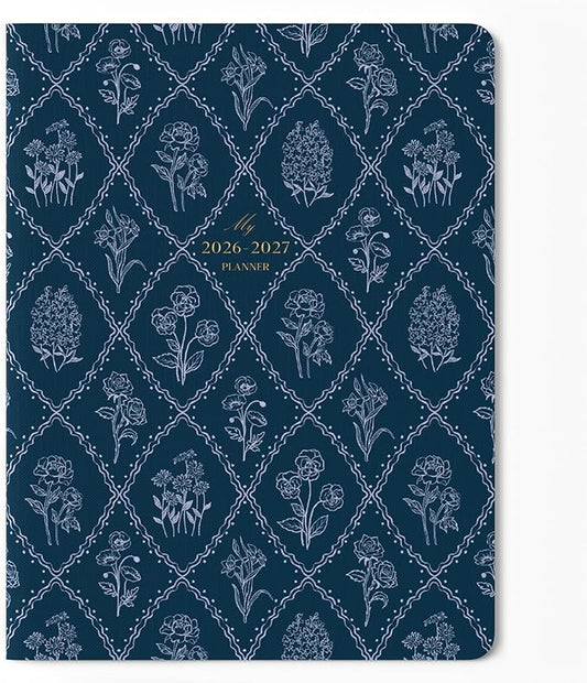 Monthly Planner 2026-2027, Jotsome 18 Months Calendar Planner from July 2026 to December 2027, 8.5"x11", Stitched Binding, Soft Cover, Daily Monthly Personal Planner for School Plan, Study and Schedule, Checkered