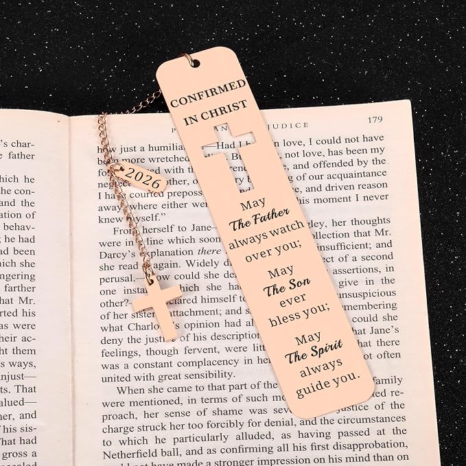 2026 Confirmation Gifts for Teen Girls Boys - Catholic Confirmation Gifts for Teenage Boys Girls Easter Basket Stuffers Christian Bookmark Confirmations Favors for Guests Religious Gift for Women Men
