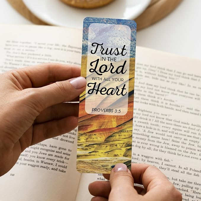 96 Bible Bookmark Pack with Bible Verses – Multiple Designs – Inspirational Christian Bookmarks for Women & Men – Bible Book Markers for Classroom, Bible Study, Church Supplies