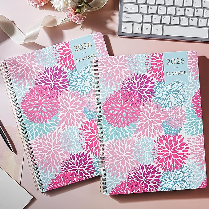 2026 Planner - 9'' x 11'' Calendar Planner 2026, Jan. 2026 - Dec. 2026, Planner Weekly and Monthly, Large Planner 2026 with Monthly Tabs, Inner Pocket