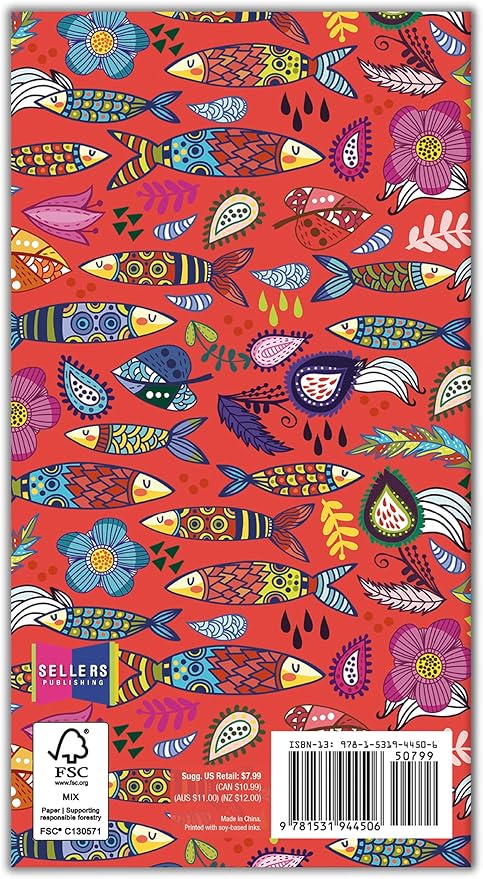 2026 Pocket Planner: 2-Year-Plus Monthly Pocket Calendar Book (24-Month): January 2026 - December 2027, Purse Size 6.5" x 3.5", Fun Fish
