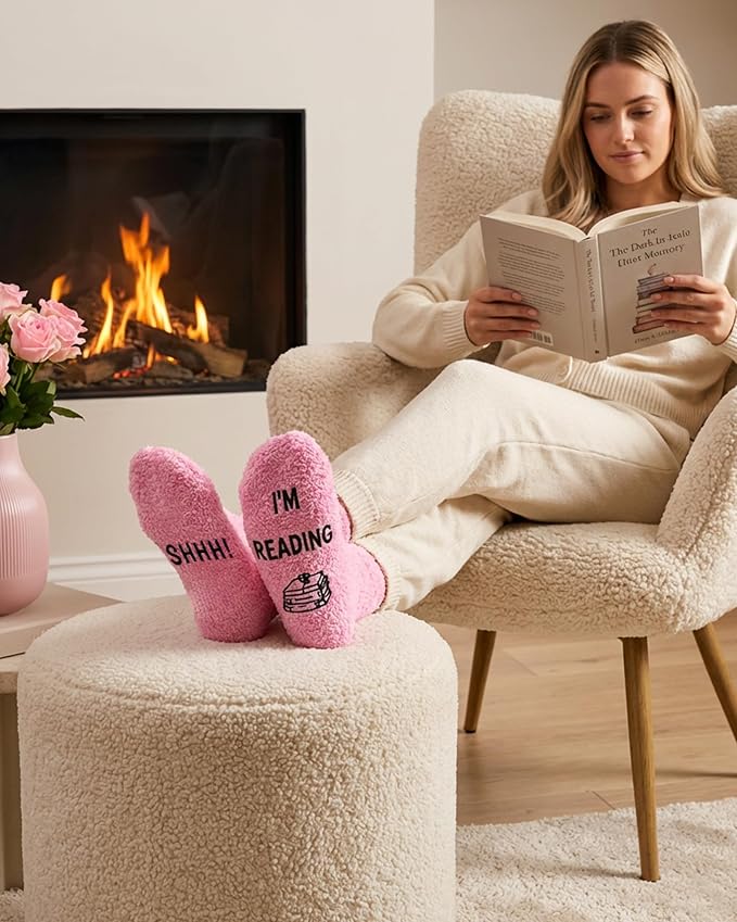 JORA Bookish Gifts for Readers: 9PCS Book Lover Gifts for Women Book Club Themed Gift Ideas Bookish Merch Reading Accessories for Reading Lover Bookworm Librarian Reader Pink