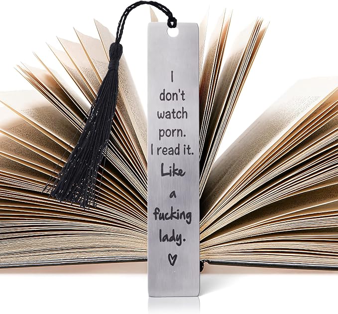 Ouligay Funny Bookmarks for Women Book Lover Gifts Book Marker for Reading Cute Metal Bookmark Books Club Gift Books Accessories Best Friend Birthday Graduation Gifts for Bookworm Bookish Coworker