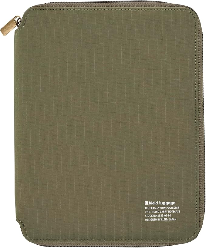 Kleid 8553-02 Notebook Case, A5 Stand Carry Note Case, Olive