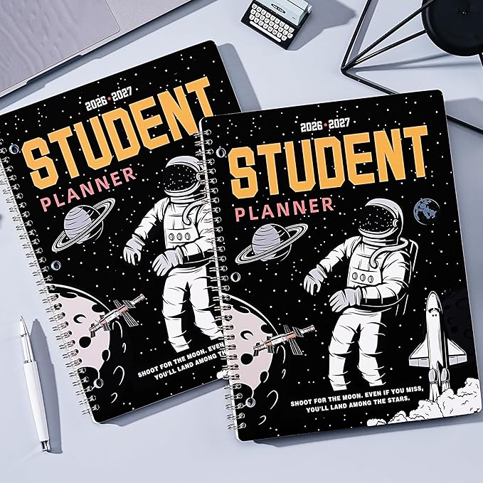 Student Planner 2026-2027 - Student Planner for Academic Year 2026-2027, July 2026 - June 2027, 11'' x 8.5'', Weekly & Monthly Pages with Holidays, Tabs, Stickers, Ruler, Pocket