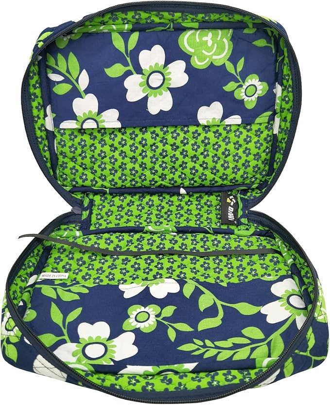 DIWI Quilted Bible Cover Extra Large Sizes 11.25 X 8.25 X 2.75 Inches Good Book Case (XL, C1 Miss You)