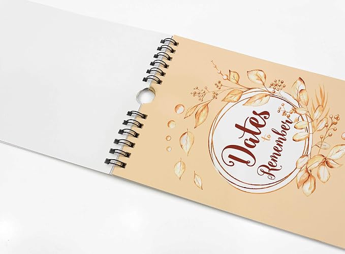 Leaves Perpetual Calendar Birthday Wall Hanging Anniversary Special Event Reminder Calendar Book Journal Stationary Wall Hanging Birthday Gift Card Planner Organizer