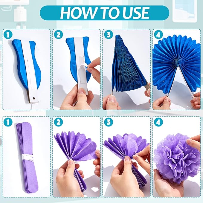 Science Bulletin Board Decorations Set with 3D Tissue Paper Flower Paper Fan Science Classroom Bulletin Board Border Scientist Laboratory Cutouts for Back to School Chalkboard Teacher Supplies
