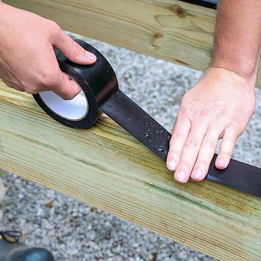 Power Pro Premium Exterior Deck Joist Flashing Tape for Decking, 2" x 50', All-Weather and Waterproof for Deck Protection, 1 Roll
