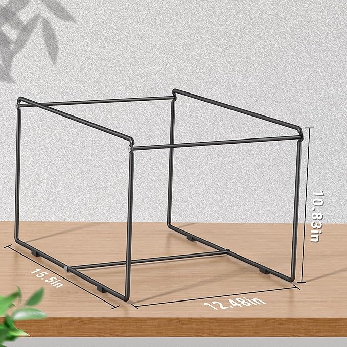 TOPCJ Legal/Letter Size Hanging File Folder Frame,Special Design for Desk Top Use,Not fit any file Drawers,Hanging Files Holder,Desk Organizer for Accessories,Anti-Scratch/Rusty