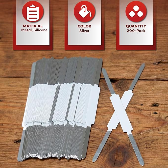 XFasten Self Adhesive Fasteners 2 Inch Capacity 200-Pack Archival-Grade Two Prong Paper Fasteners 2 Inch for Metal File Fastening, Folders, Medical Reports, Thick Paper Stacks, and Folder Accessories