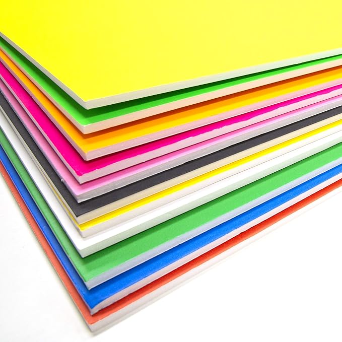BAZIC Products Foam Board 20" X 30" Red, Colored Foam Boards 3/16 Inch Thickness, Presentation Signboards School Craft Project Framing Display, 25-Pack