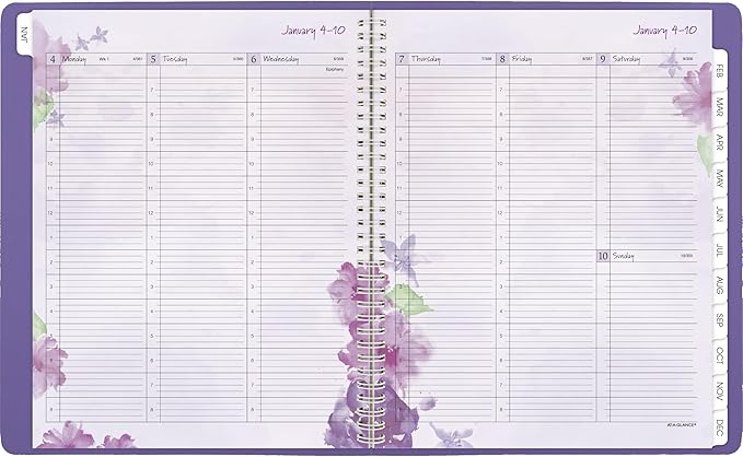 AT-A-GLANCE 2027 Planner, Weekly & Monthly, 13-Month Jan-Jan, 8.5" x 11", Beautiful Day (938P-905-27)