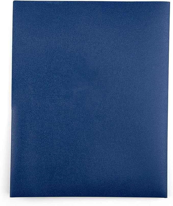 Mintra Poly Pocket Folders 3pk - Heavy Duty (Black/Blue/Red)