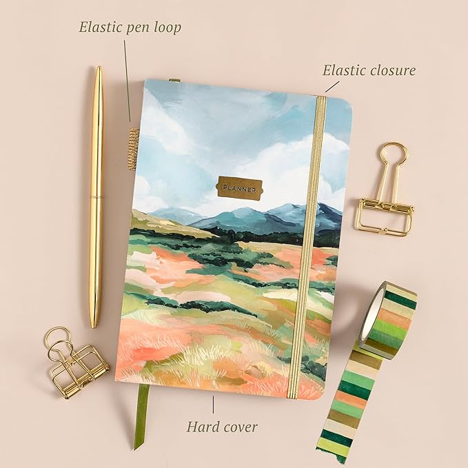 1Canoe2 Clio Petite Mini Undated Planner Weekly and Monthly, Blank Dateless Planner, Calendar Monthly Planners, Cute Aesthetic Planners Undated