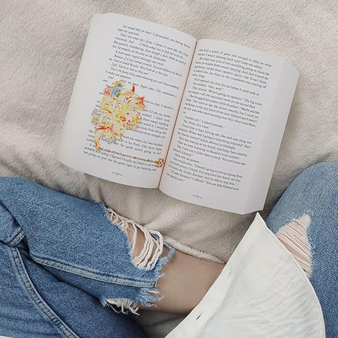 BLBMH Metal Bookmarks for Women | Nine Tailed Fox Kitsune Anime Bookmark | Cute Japanese Fantasy Book Marks for Book Lovers | Unique Gift for Anime Fans - K4