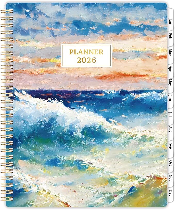 2026 Planner - 2026 Planner Weekly and Monthly, Jan. 2026 - Dec. 2026, 8.5" x 11" with Functional Pages, Flexible Cover