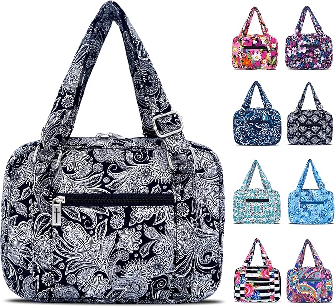 Bible Cover for Women with Adjustable Straps, Extra Large Study Bible Carrying Case Bag with Zip Pocket, 11.3x8.3x2.7 Inches
