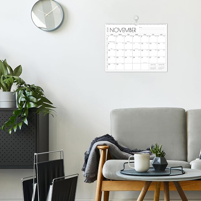 Calendar 2026-2027 - 18 Months Wall Calendar 2026-2027, July 2026 - December 2027, 14.8'' x 11.5'', Large Blocks with Julian Dates, Premium Paper