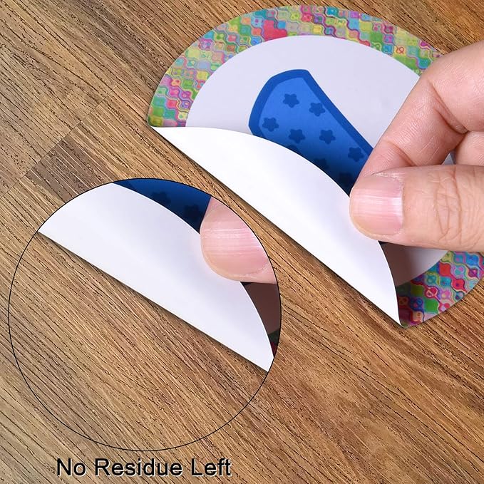 Wisdompro Line Up Spots for Classroom Floor, 42 Pcs 4 Inch Colorful Number Stickers Markers Line Up Dots Floor Decals for Back to School Preschool Kindergarten Elementary Classroom