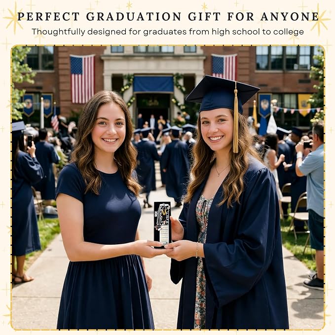 Graduation Gifts - 2026 High School, College Graduation Gifts for Women Her - Gift Ideas for Graduates - Class of 2026 Congrats Grad Inspirational Bookmark with Box