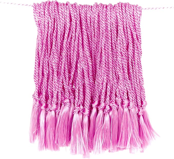 Tassel Depot 100 Floss Bookmark Tassels - Fuschia