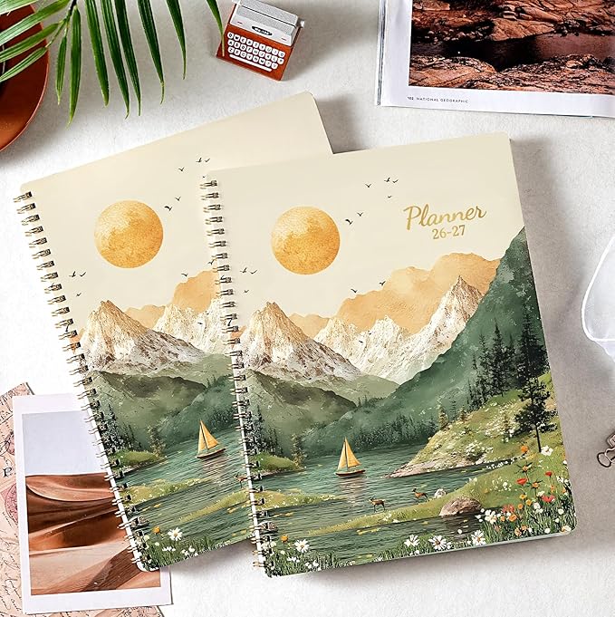 Planner 2026-2027 - Academic Planner 2026-2027 Weekly and Monthly, July 2026 - June 2027, 8.5''x11'', Weekly Monthly Planners with Printed Tabs, Inner Pocket