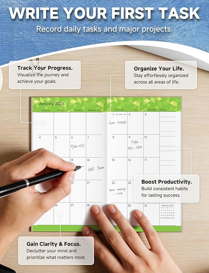 Pocket Calendar 2026-2028 Art Series, Monthly Planner Jan 2026 to Jul 2028 (3.7" x 6.7") Perfect Purse Calendar, Pocket Agenda with Protective Plastic Sleeve-Harvest