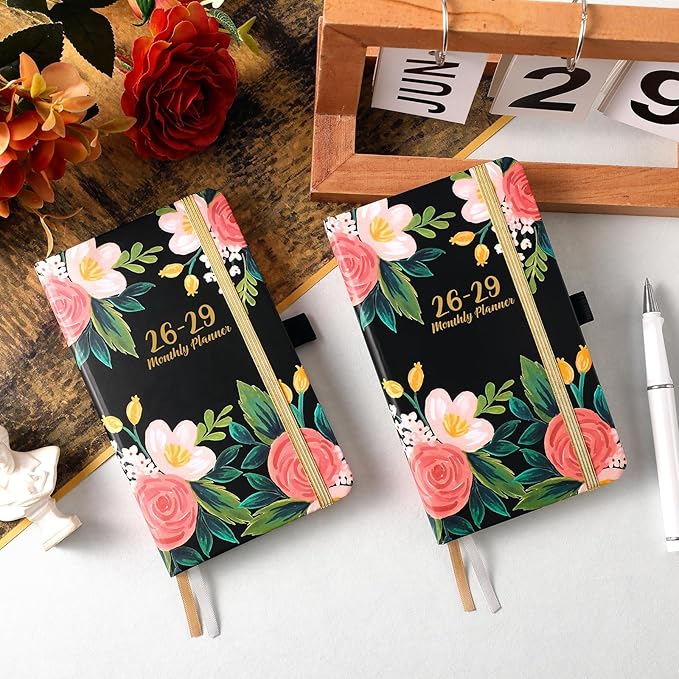 2026-2029 Monthly Pocket Planner/Calendar - Jul. 2026 - Jun. 2029 (36 Months), 3 Year Monthly Planner, 3.8" x 6.4", Monthly Planner 2026-2029 with Pen Loop, 2 Book Marks,Back Pocket