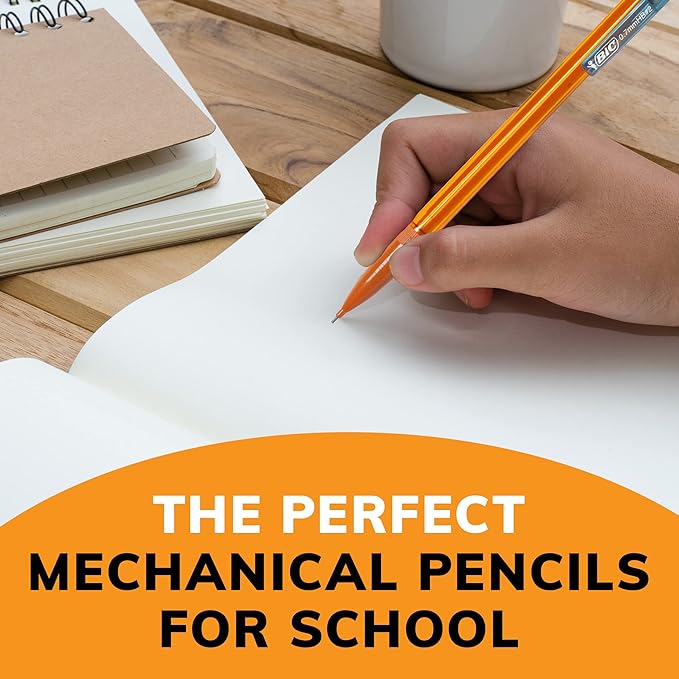 BIC Xtra Smooth Bright Edition Mechanical Pencils, 0.7 mm Medium Point, Refillable and Retractable, 40-Count