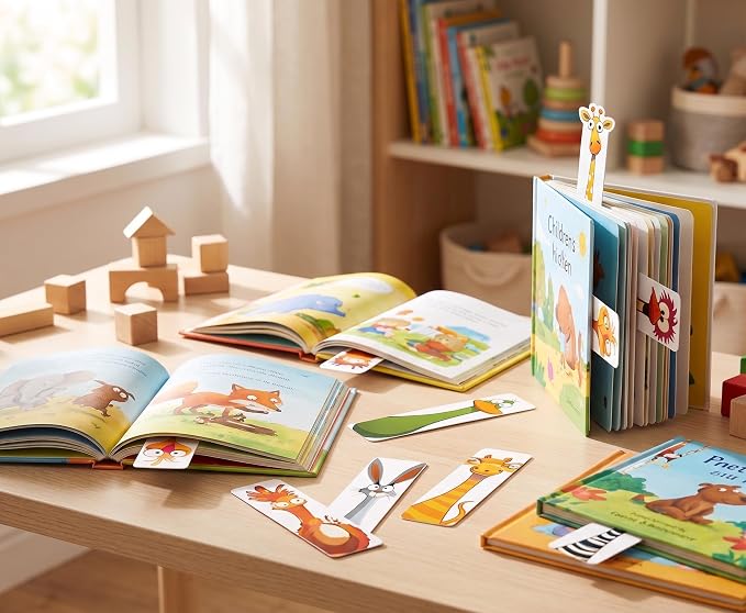 Funny Animal Bookmarks 30PCS Cute Bookmarks Creative Cartoon Page Holders, Unique Gifts for Book Lovers, Students, Readers,Teacher