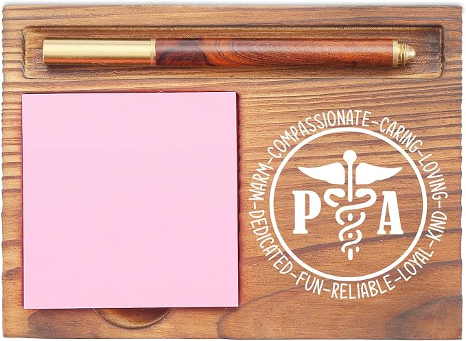 Physician Assistant Gift Desk Organizer, Appreciation Sticky Note Holder, Gifts for Physician Assistants, Healthcare Workers, Medical Professionals Graduation Retirement EDP157