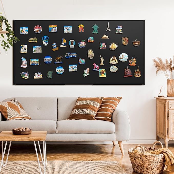 SELEAD Huge Magnetic Chalkboard 96 x 48 Inches - Black Aluminum Frame Chalk Board Wall Decor Long Plaque for Business, Menu, School, Office - 8 x 4ft Bulletin Display Board Pizarra