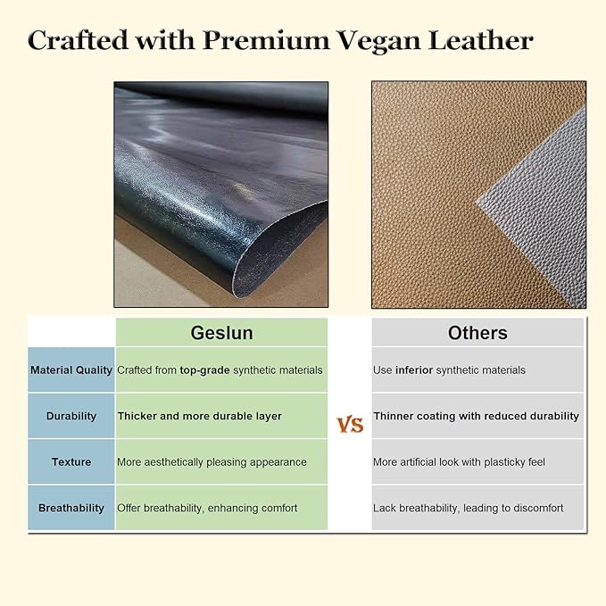 Leather Portfolio with 3 Ring Binder, Vegan Leather Padfolio Zippered, A4 Notebook Holder Laptop Sleeve Professional Business Organizer Gift for Men and Women, Black