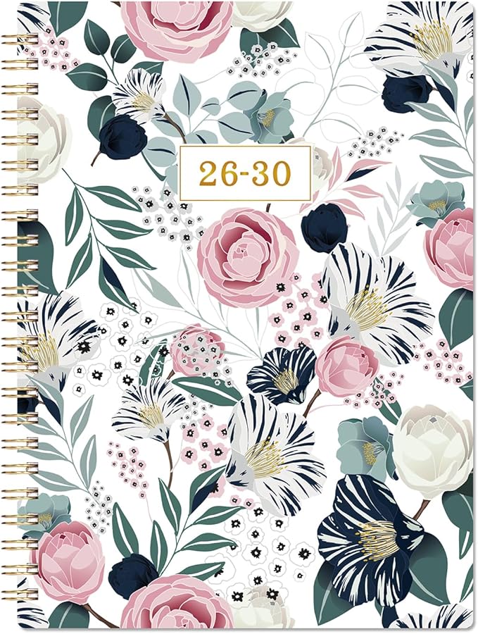 2026-2030 Monthly Planner - 5 Year Planner 2026-2030, Jan.2026 - Dec.2030, 6.4" x 8.5", 60-Month Planners/Calednar with Double-Side Pocket + Durable Polypropylene Cover