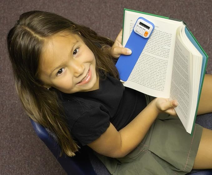 Mark My Time Reading Timer and Bookmark for Kids, Cool Bookmarks and Reading Incentives, Great Christmas Gift & Stocking Stuffer for Book Lovers - Aqua