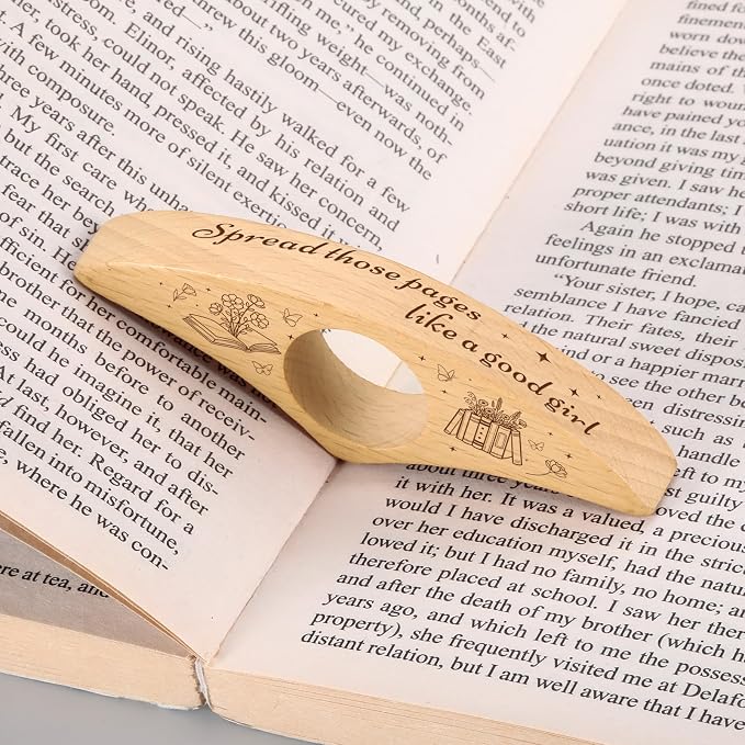 Thumb Book Page Holder, Smutty Bookmarks for Reading Women, Easter Basket Stuffers Smutty Book Lovers Gifts, Reading Accessories for Readers Bookworms Nerds Women Adults Birthday Easter Gifts